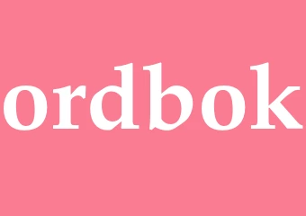 Synonym ordbok