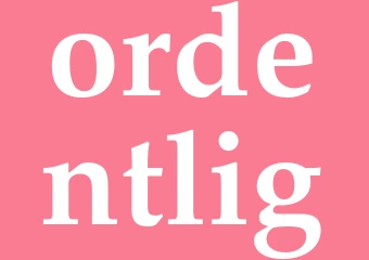 Synonym ordentlig