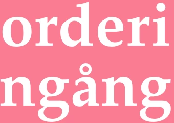 Synonym orderingång