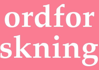 Synonym ordforskning