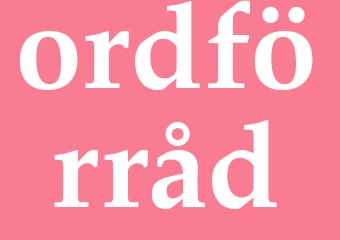 Synonym ordförråd