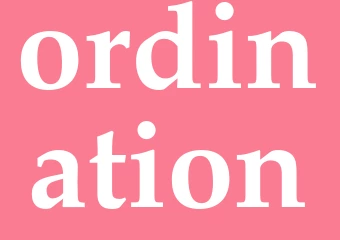 Synonym ordination