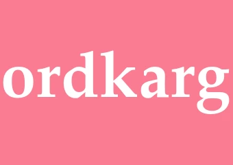 Synonym ordkarg