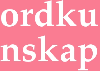Synonym ordkunskap