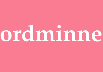 Synonym ordminne