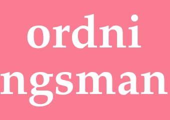 Synonym ordningsman
