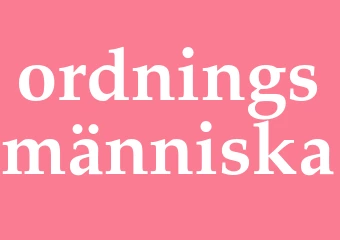 Synonym ordningsmänniska