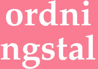 Synonym ordningstal