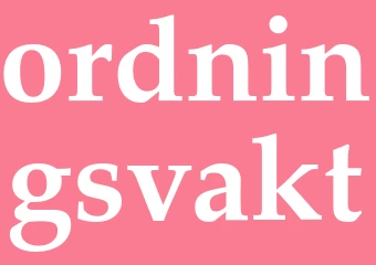 Synonym ordningsvakt
