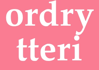 Synonym ordrytteri