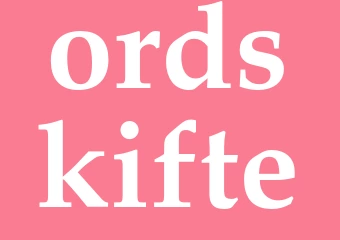 Synonym ordskifte