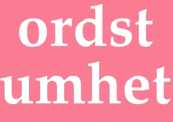 Synonym ordstumhet
