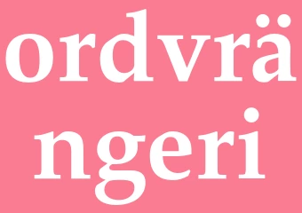Synonym ordvrängeri