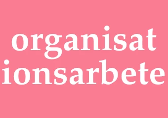 Synonym organisationsarbete