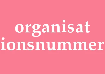 Synonym organisationsnummer