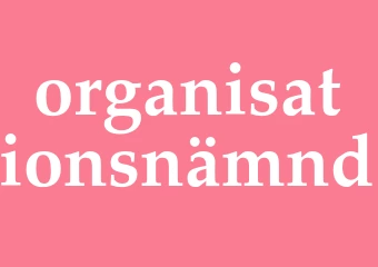 Synonym organisationsnämnd