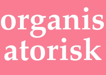 Synonym organisatorisk