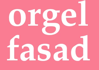 Synonym orgelfasad