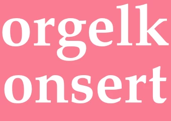 Synonym orgelkonsert