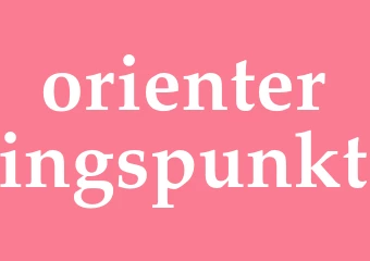 Synonym orienteringspunkt