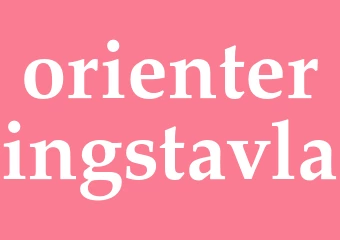 Synonym orienteringstavla