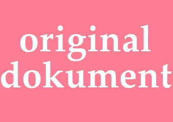 Synonym originaldokument
