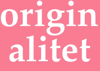 Synonym originalitet