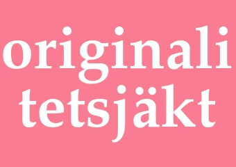 Synonym originalitetsjäkt