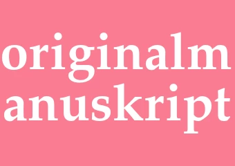 Synonym originalmanuskript