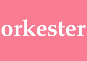 Synonym orkester