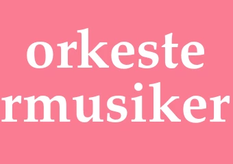 Synonym orkestermusiker