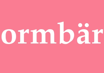 Synonym ormbär