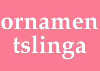 Synonym ornamentslinga