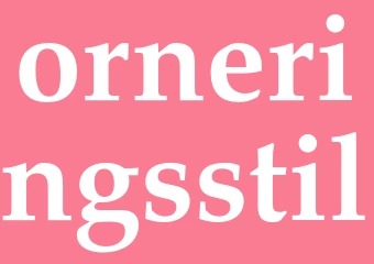 Synonym orneringsstil
