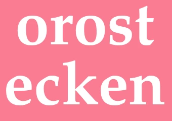 Synonym orostecken