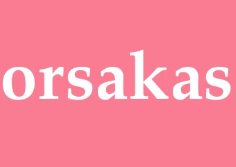 Synonym orsakas