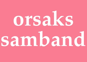 Synonym orsakssamband