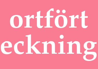 Synonym ortförteckning