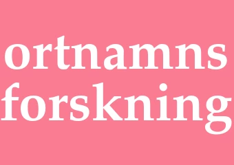 Synonym ortnamnsforskning