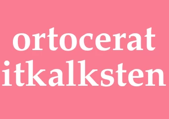 Synonym ortoceratitkalksten