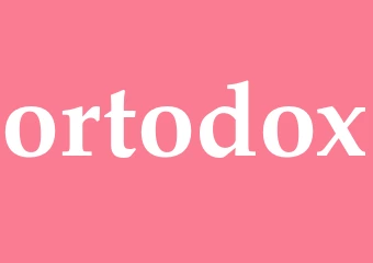 Synonym ortodox