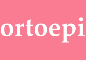 Synonym ortoepi