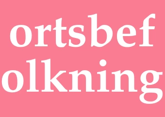 Synonym ortsbefolkning