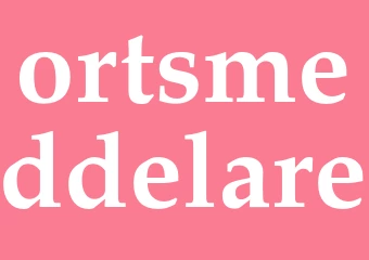 Synonym ortsmeddelare