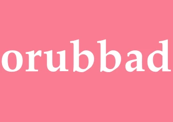 Synonym orubbad