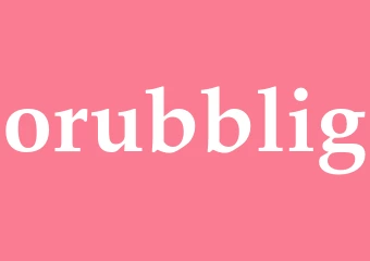 Synonym orubblig