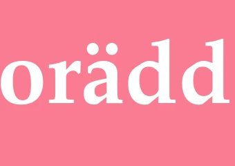 Synonym orädd