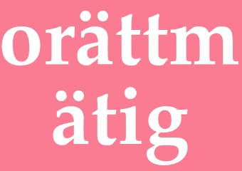 Synonym orättmätig