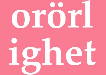 Synonym orörlighet