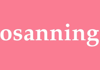 Synonym osanning